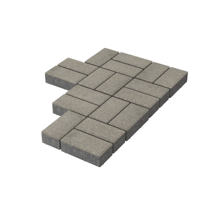 Брусчатка Stellard 200х100х60 мм Белый мрамор