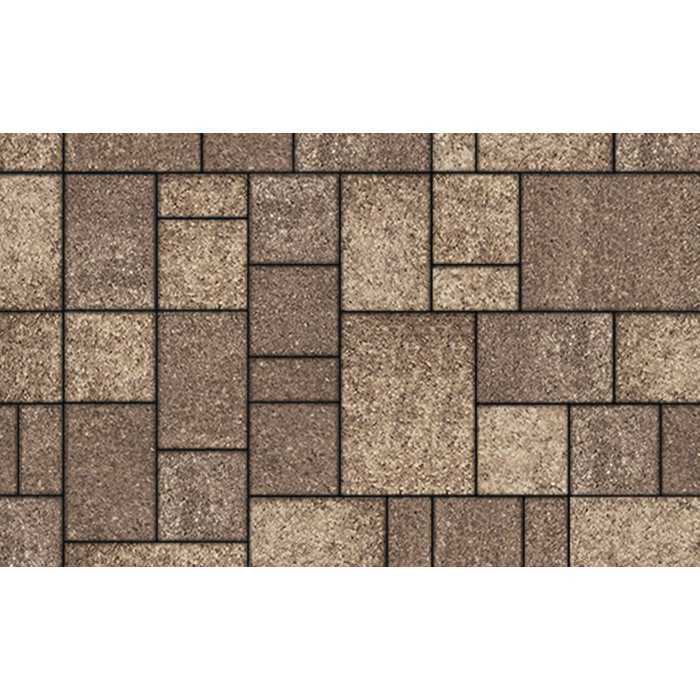 Плитка тротуарная Мюнxен Б.2.Ф.6см Листопад гранит xаски
